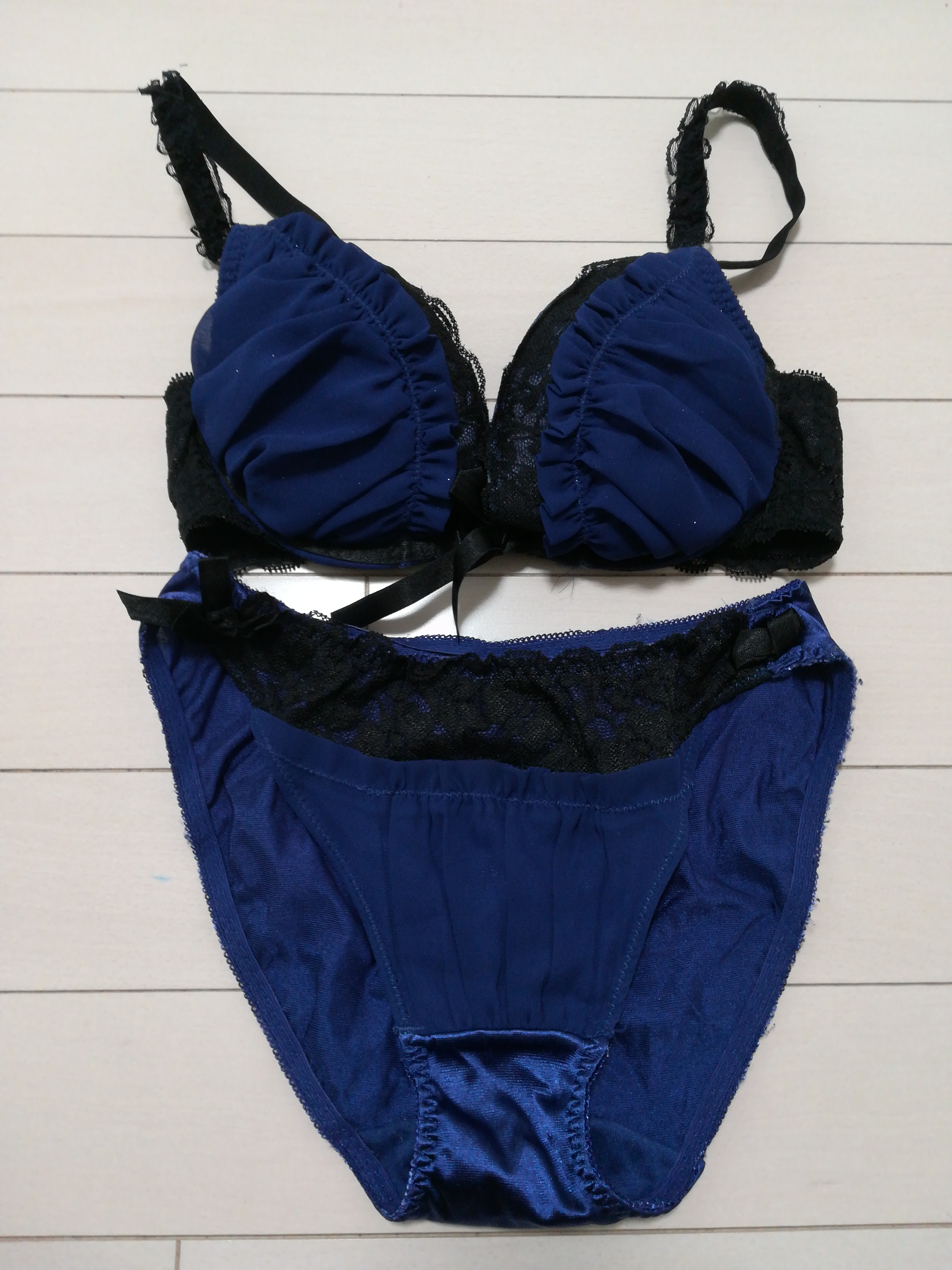 sexy❤️ネイビーサテン【No.3】