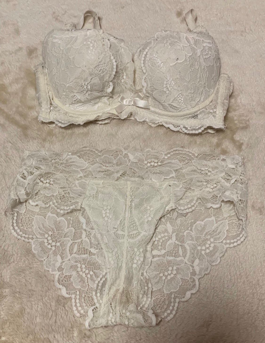 白レースセット❤️