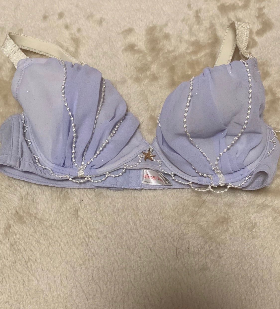 紫貝殻ブラ❤️